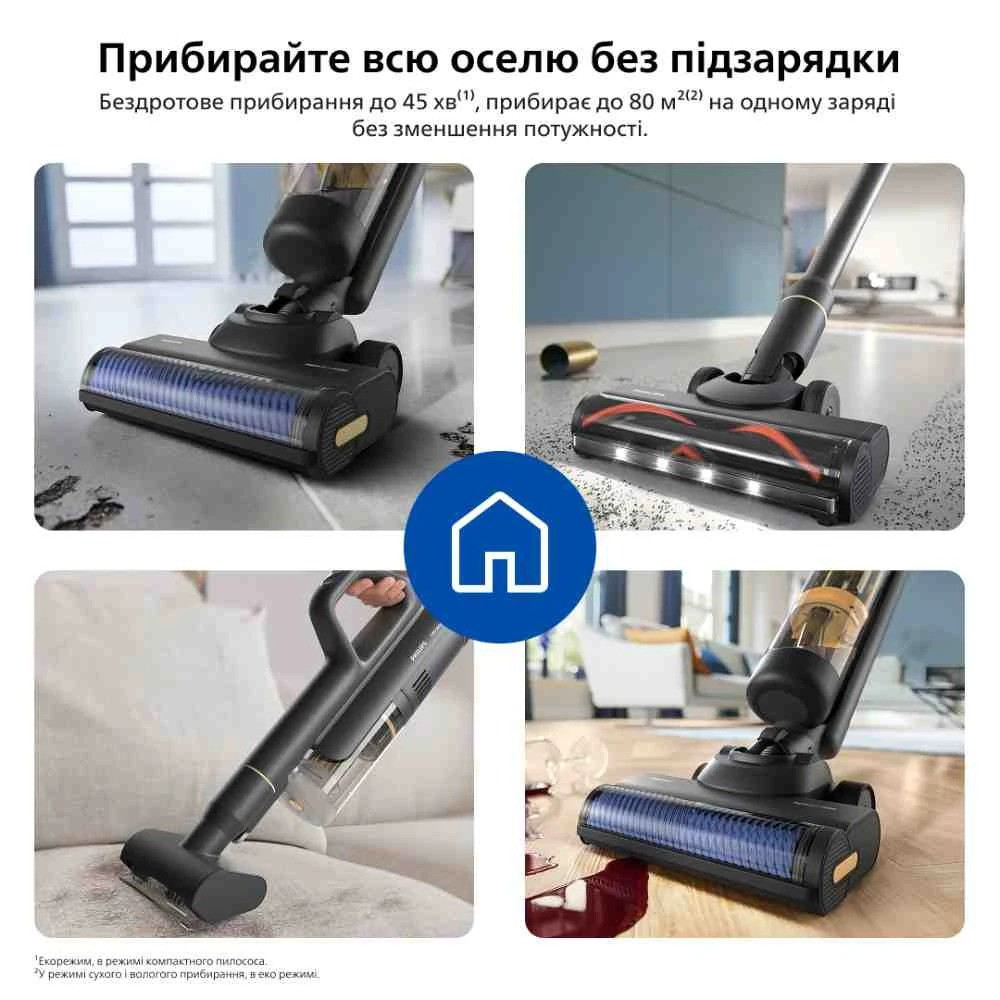 Акумуляторний мийний пилосос Philips AquaTrio XW7264/11 ( 17158 ) Харків - фото 8