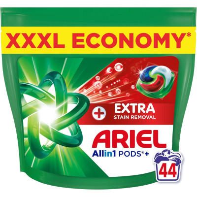 Капсули для прання Ariel Pods+ All-in-1 Extra Stain Removal Екстрасила виведення плям 44 шт. (8700216764940) Вінниця - фото 2