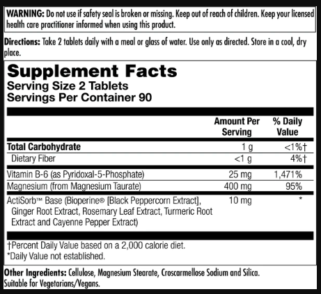 Magnesium Taurate - 90 tabs Луцк