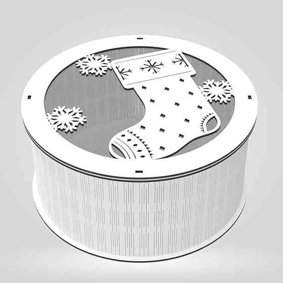 Подарункова коробка EKOSTAR d200 h100 Київ