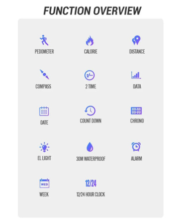 Часы наручные SKMEI 2209BKBK, BLACK-BLACK, Compass, Pedometer, 10323 Днепр