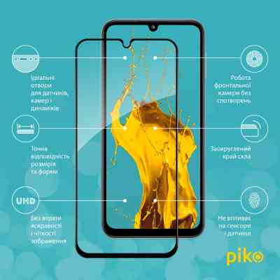Скло захисне Piko Full Glue Samsung M34 5G Black (1283126575778) Вінниця
