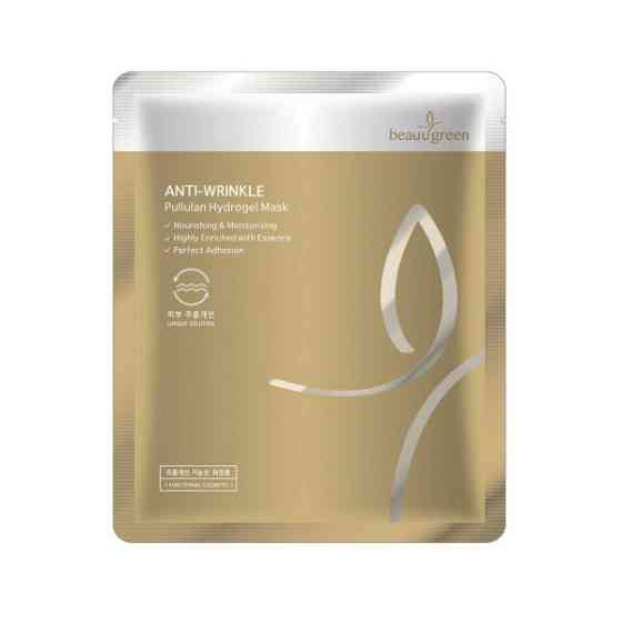 Гідрогелева маска для обличчя з пуллуланом Anti-Wrinkle Pullulan Hydrogel Mask BeauuGreen 30 мл Київ