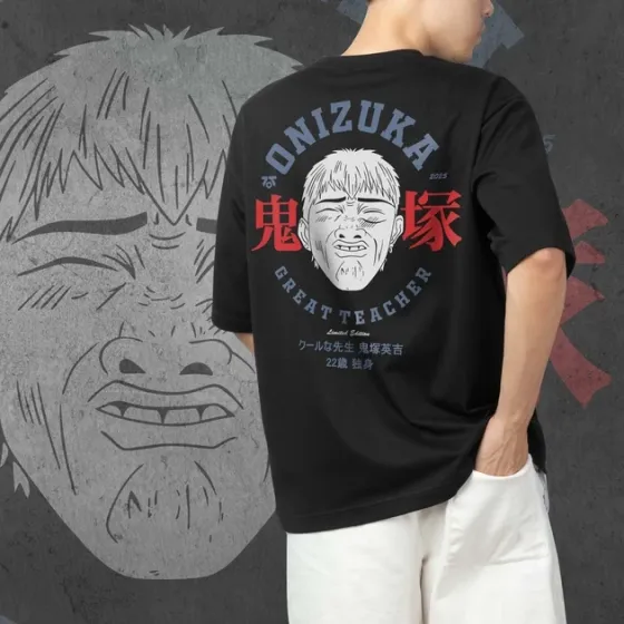 Футболка чоловіча з  принтом GTO Крутий вчитель Онідзука Розмір 48 Anime1033 Дніпро