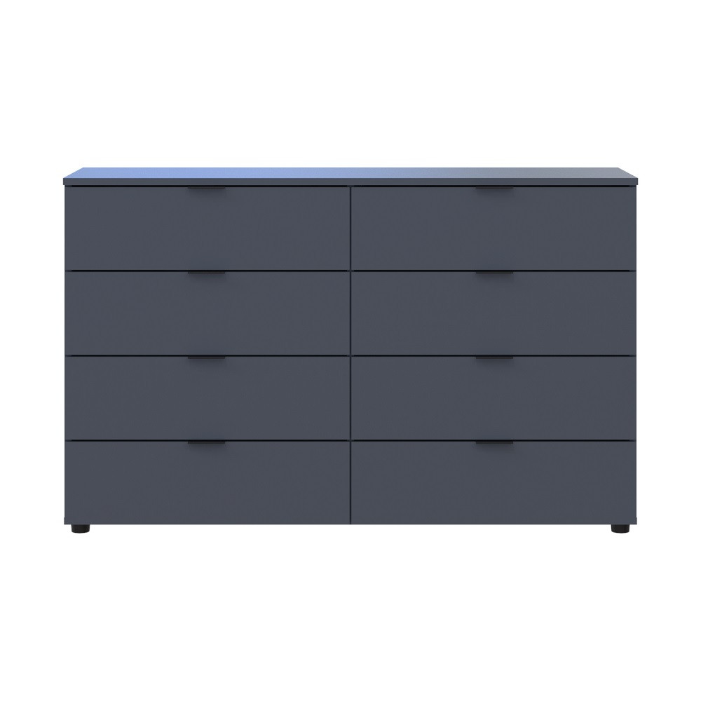 Комод Doros Рон 8 Графит 8 Ящиков 130х38х81 DRS-011775 (41516173) Днепр - изображение 1