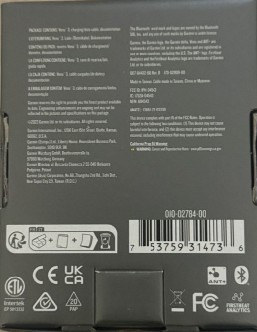 СМАРТ -Часы: Gaming Venu 3 Silver Stainless Steel Bezel with Whitestone Case. Київ - фото 2