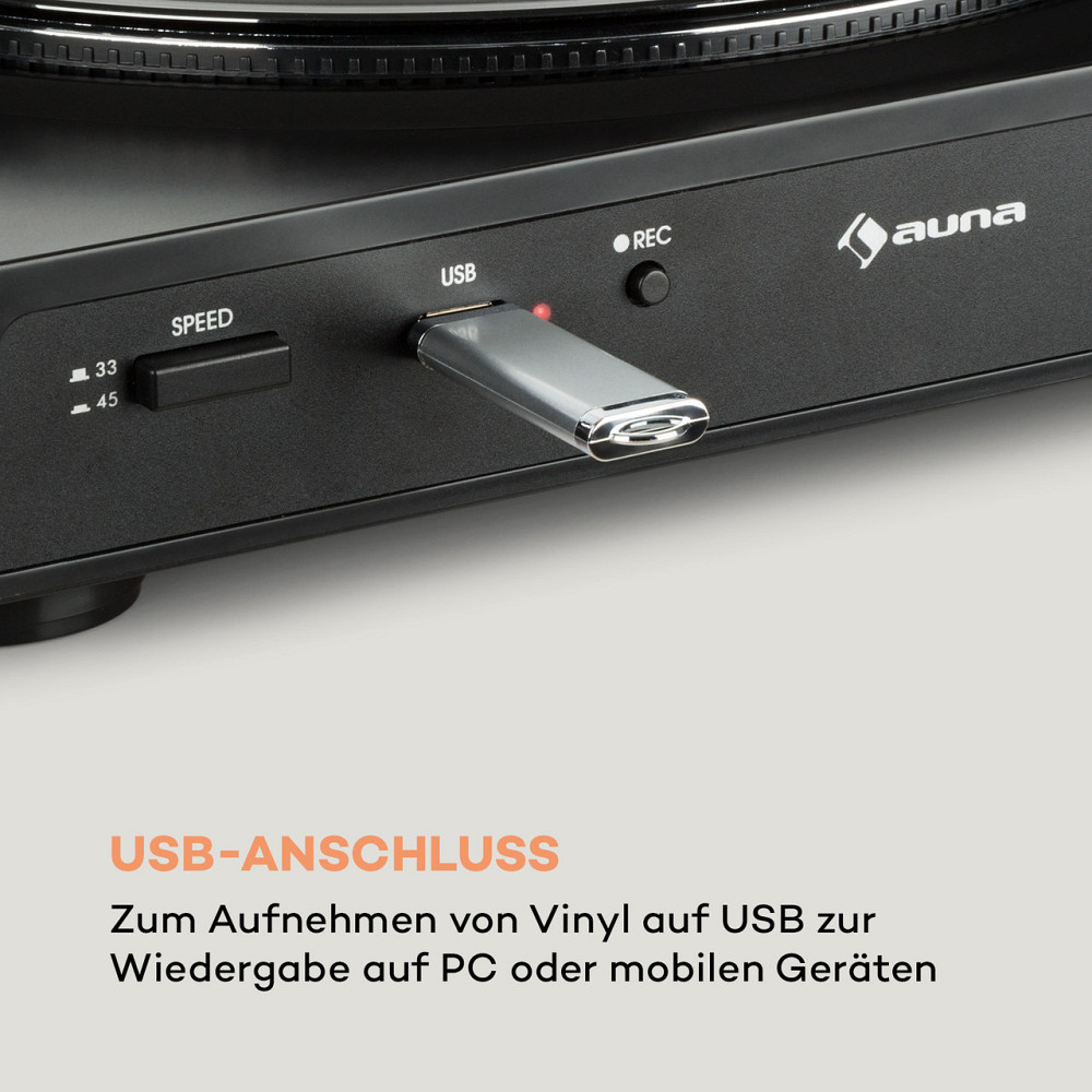 Полностью автоматический проигрыватель Fullmatic USB-предусилитель черный Черный (Германия, читать описание) Ровно - изображение 4