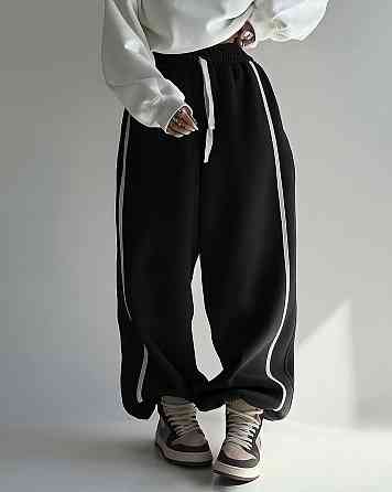 Жіночі стильні широкі штани тринитка на флісі Одеса