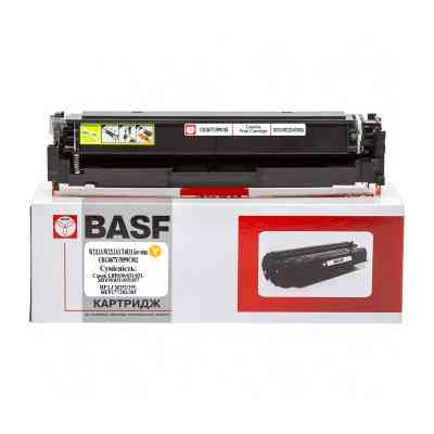 Картридж BASF Canon 067 Yellow LBP631/HP M252 W2212A/5099C002 без чипа (BASF-KT-067Y-WOC) Винница