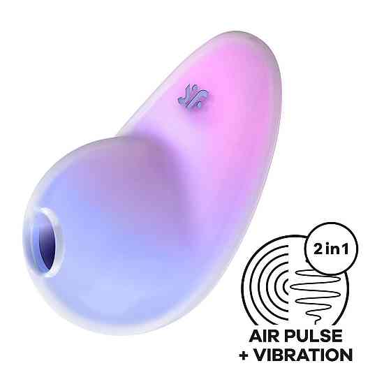 Вакуумний стимулятор з вібрацією Satisfyer Pixie Dust Violet/Pink Sex Aura Київ