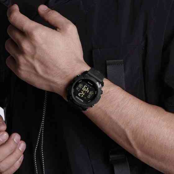 Годинник чоловічий водостійкий армійський Naviforce Europe Armor Black (2 ремінці) Київ