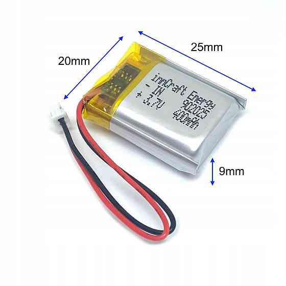 Аккумулятор Li-pol 3.7В 400мАч для RC и портативных устройств Киев