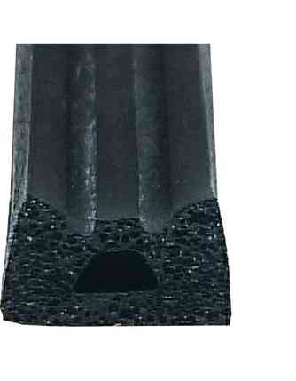 Самоклеєний гумовий ущільнювач профіль для вікон і дверей E 10x6 (100м) чорний Павлоград