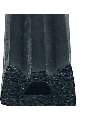 Самоклеющийся резиновый уплотнитель профиль  для окон и  дверей Е 10х6 (100м)  чёрный Павлоград - изображение 3