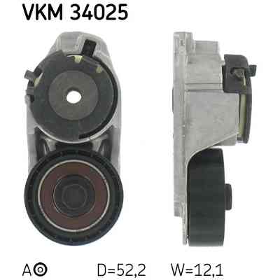 Натяжитель ремня с роликом SKF VKM 34025 Винница