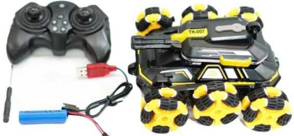 Радіокерований танк перевертень з підсвічуванням машинка с пультом. Київ - фото 1