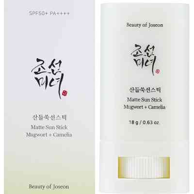 Средство от загара Beauty Of Joseon Matte Sun Stick Mugwort+Camelia SPF 50+ PA++++ 18 г (8809864766884) Винница