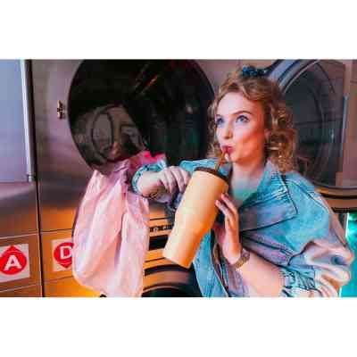 Термокружка Kambukka Rio Almond Dream 950 мл Бежева з коричневим (11-08001) Винница