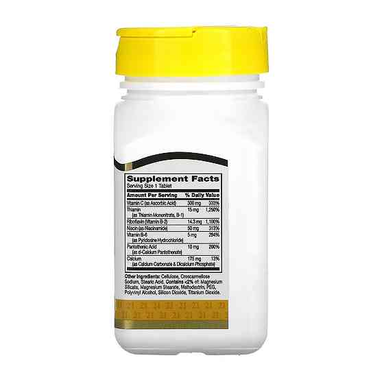 Комплекс витаминов группы B 21st Century B Complex plus Vitamin C 100 таб Киев
