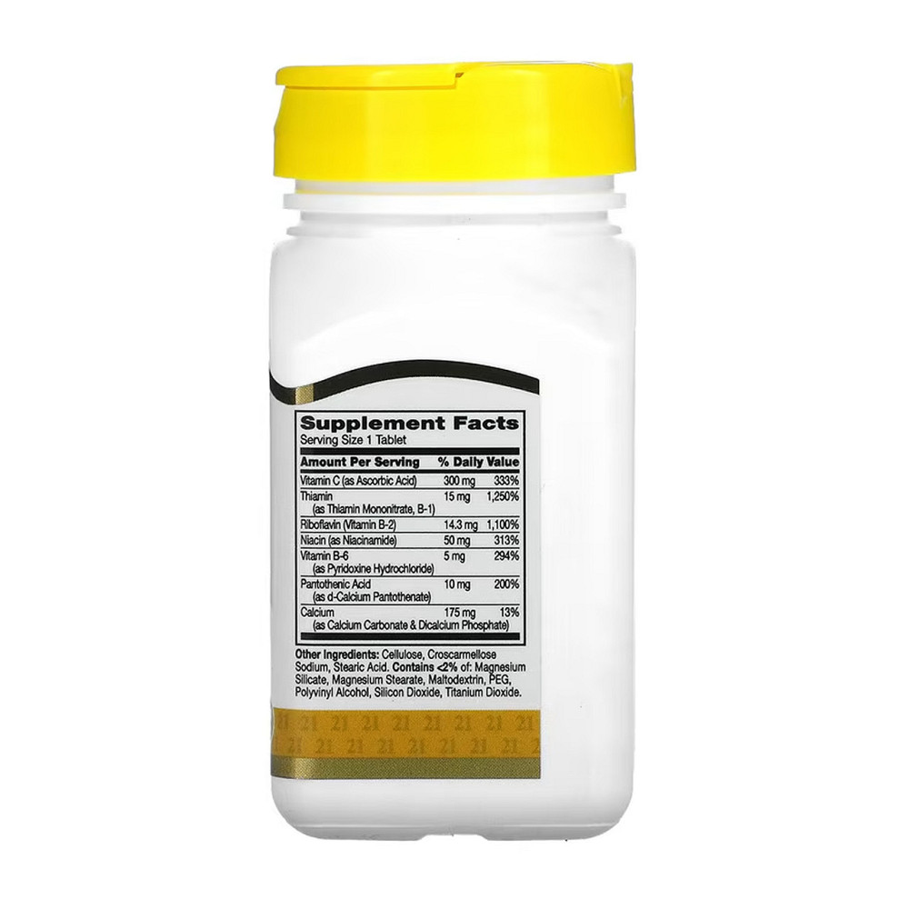 Комплекс витаминов группы B 21st Century B Complex plus Vitamin C 100 таб Киев - изображение 2