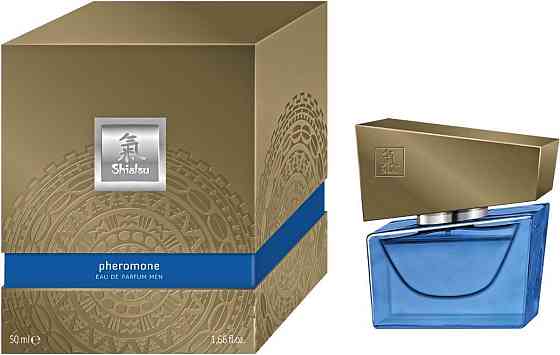 Духи з феромонами чоловічі SHIATSU Pheromone Fragrance men darkblue, 50 мл Sex Aura Київ