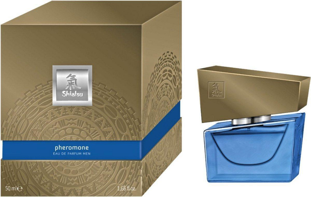 Духи з феромонами чоловічі SHIATSU Pheromone Fragrance men darkblue, 50 мл Sex Aura Київ - фото 5
