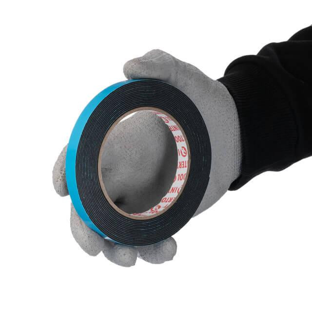 Стрічка клейка двостороння, автомобільна, 5 м, 12×1 мм, чорна, спінений поліетилен INTERTOOL KT-0811 Киев - изображение 3