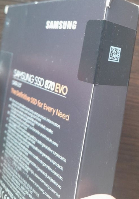 SSD накопитель Samsung 870 EVO 4TB Новый, упакованный. Киев - изображение 1