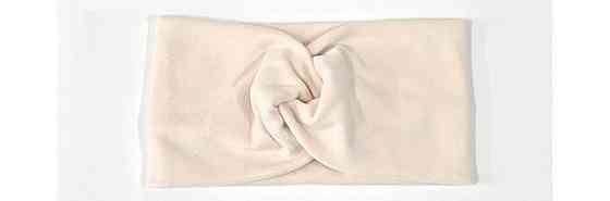 Повязка чалма женская молочная Киев