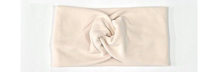 Пов'язка чалма жіноча молочна Київ - фото 1