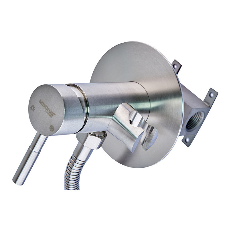 Змішувач для гігієнічного душу Mixxus SUS-333 в стіну нерж. сталь (MI6035) Чернівці - фото 3