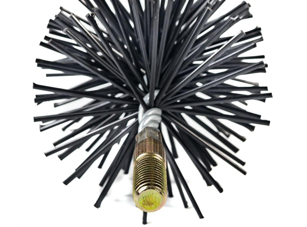 Щітка пластикова для чищення димоходу Ecodym 110 мм Київ - фото 14