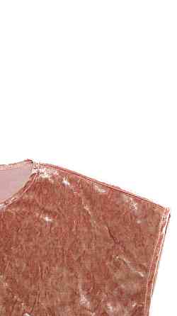 Женский домашний костюм футболка+шорты из мраморного велюра Пудровый M Харьков