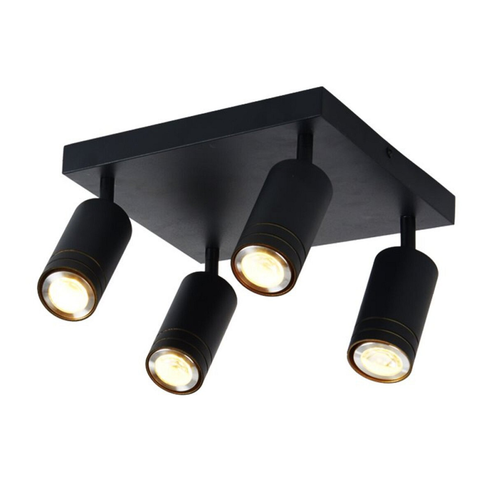 VALESO Спот INN-23700BK чорний на 4 плафони Київ - фото 2