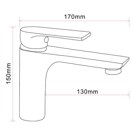 Змішувач для умивальника Globus Lux TURIN GLTU-0401 (000031798) Київ