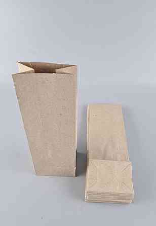 Пакет паперовий 26*9*6,5 см 70 г\м2 коричневий з дном уп. 25 шт. Харків