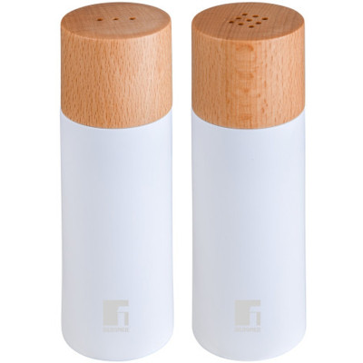 Набор для специй Bergner Naturally, для солі та перцю 2 предмета (BG-48518-WH) Винница - изображение 1