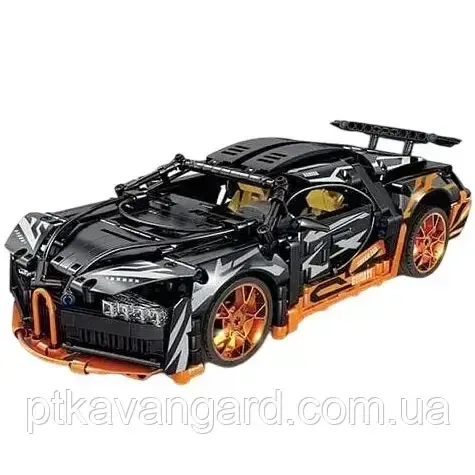 Конструктор автомобіль Бугатті 1311 деталей Technic KY 1090 чорний Хмельницький - фото 1