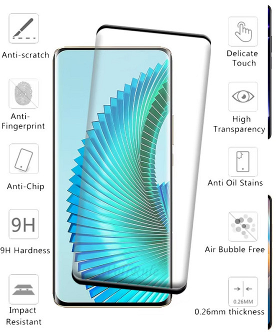 Захисне скло HyperGlass Pro для Xiaomi Redmi Note 12 Turbo, 12R, 12R Pro – максимальна чутливість та захист Київ - фото 2