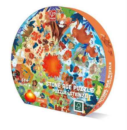 Пазл круглый Hape Каменный век 100 эл. (E1638) Харьков