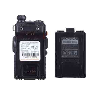 Портативна рація Baofeng UV-5R Black Six Pack комплект 6 шт (2200000758965) Вінниця