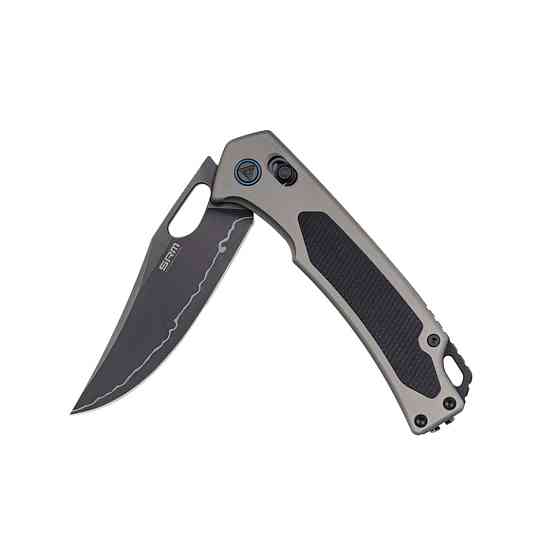 Ніж складаний SRM Retriever 9203-AK2, чорно-сірий Київ