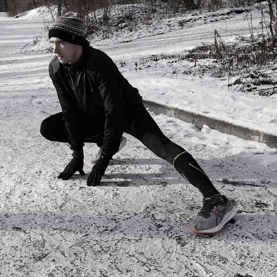 Высокие водонепроницаемые носки Dexshell Compression Mudder (Черные с желтым) S Винница