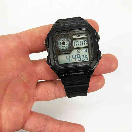 Протиударні військові чоловічі годинники SKMEI, Годинники для активних військових LI-60 Івано-Франківськ