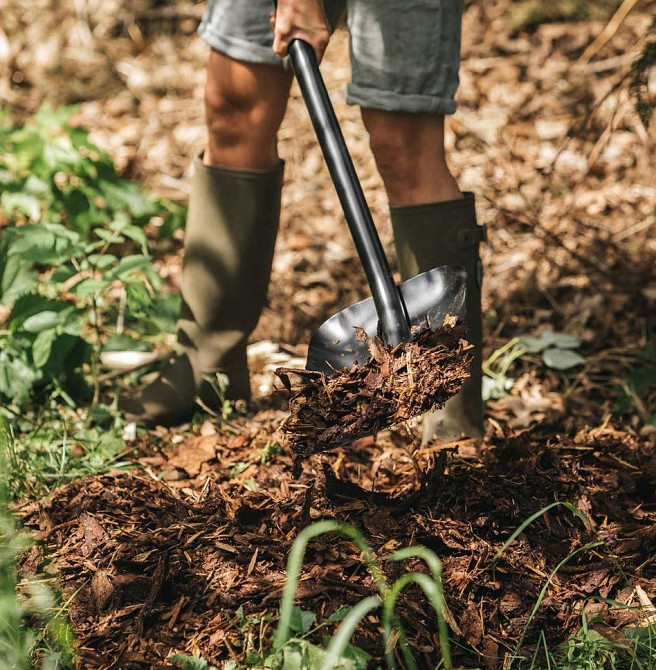 Садова Лопата совкова (шуфля) 127 см Fiskars "Solid" (132403/1003457) Ресорна сталь Нововолинськ - фото 9