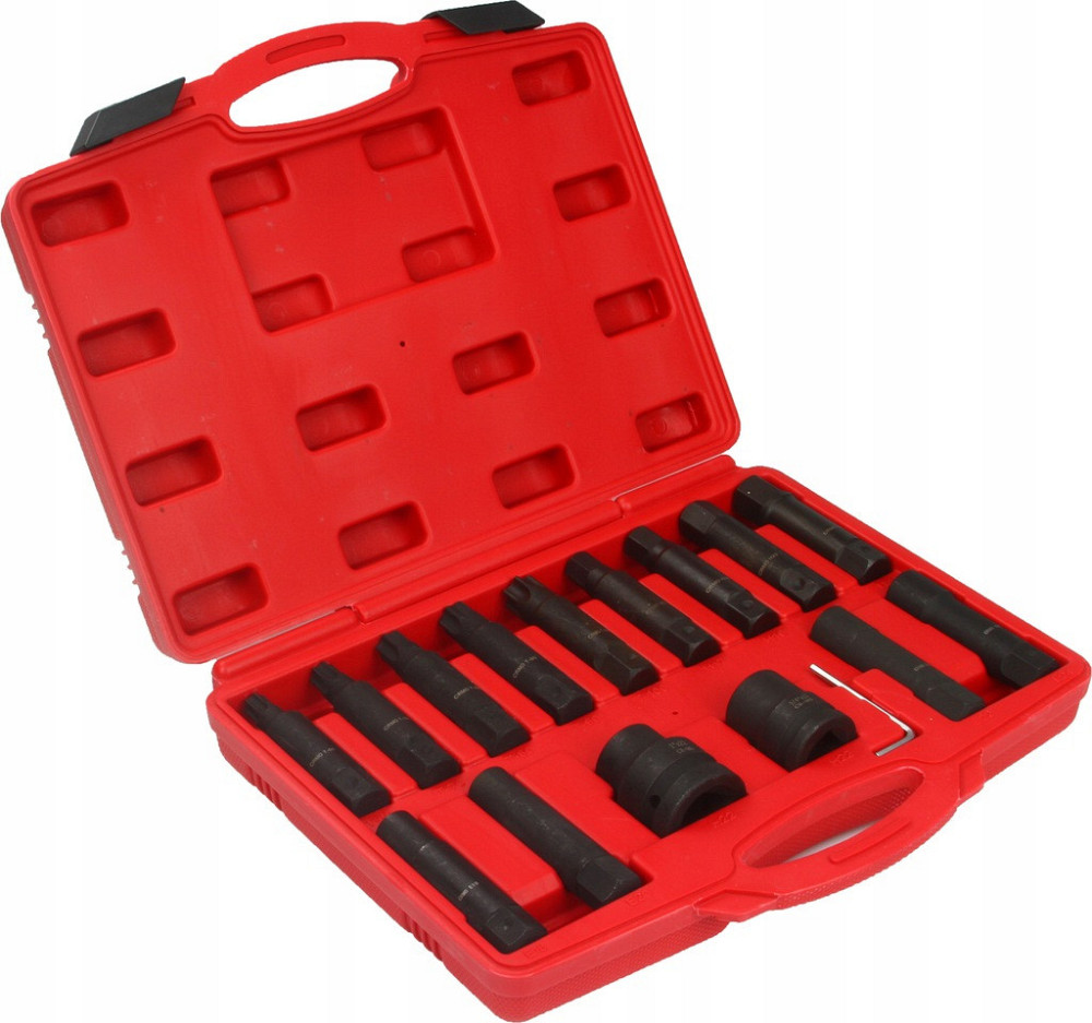 Набор ударных торцевых головок и бит 3/4