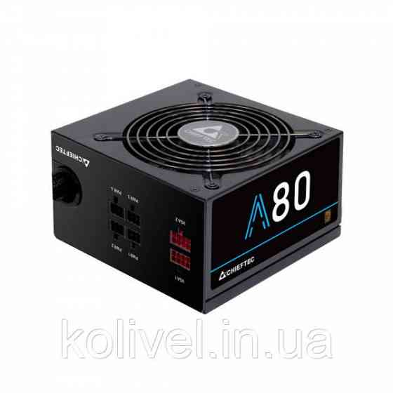 БЖ 550W Chieftec A-80 CTG-550C, 120mm, >85%, Modular, Retail Box (CTG-550C) Киев