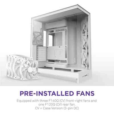 Корпус NZXT H9 Flow Dual-Chamber All White (CM-H92FW-01) Винница