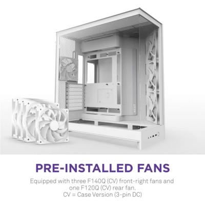 Корпус NZXT H9 Flow Dual-Chamber All White (CM-H92FW-01) Винница - изображение 3