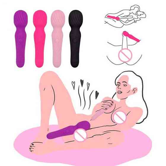 Багатофункціональний ребристий вібратор Фуксія Вінниця